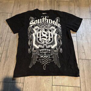 Southpole Men's Black T-shirt